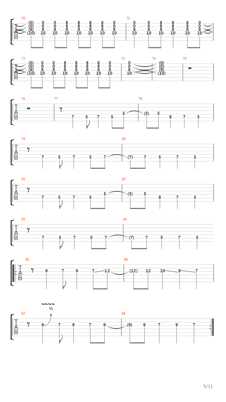 Ceremony吉他谱