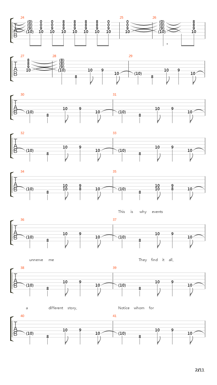 Ceremony吉他谱