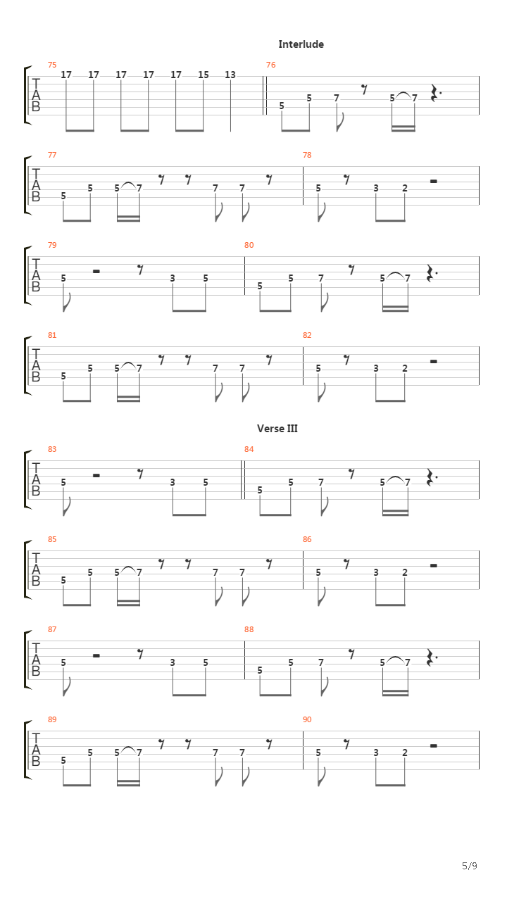 Decades吉他谱