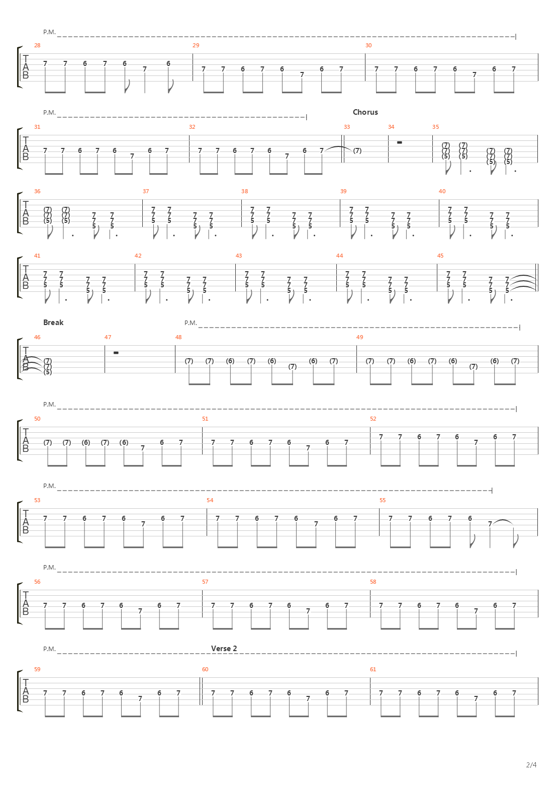 Digital吉他谱