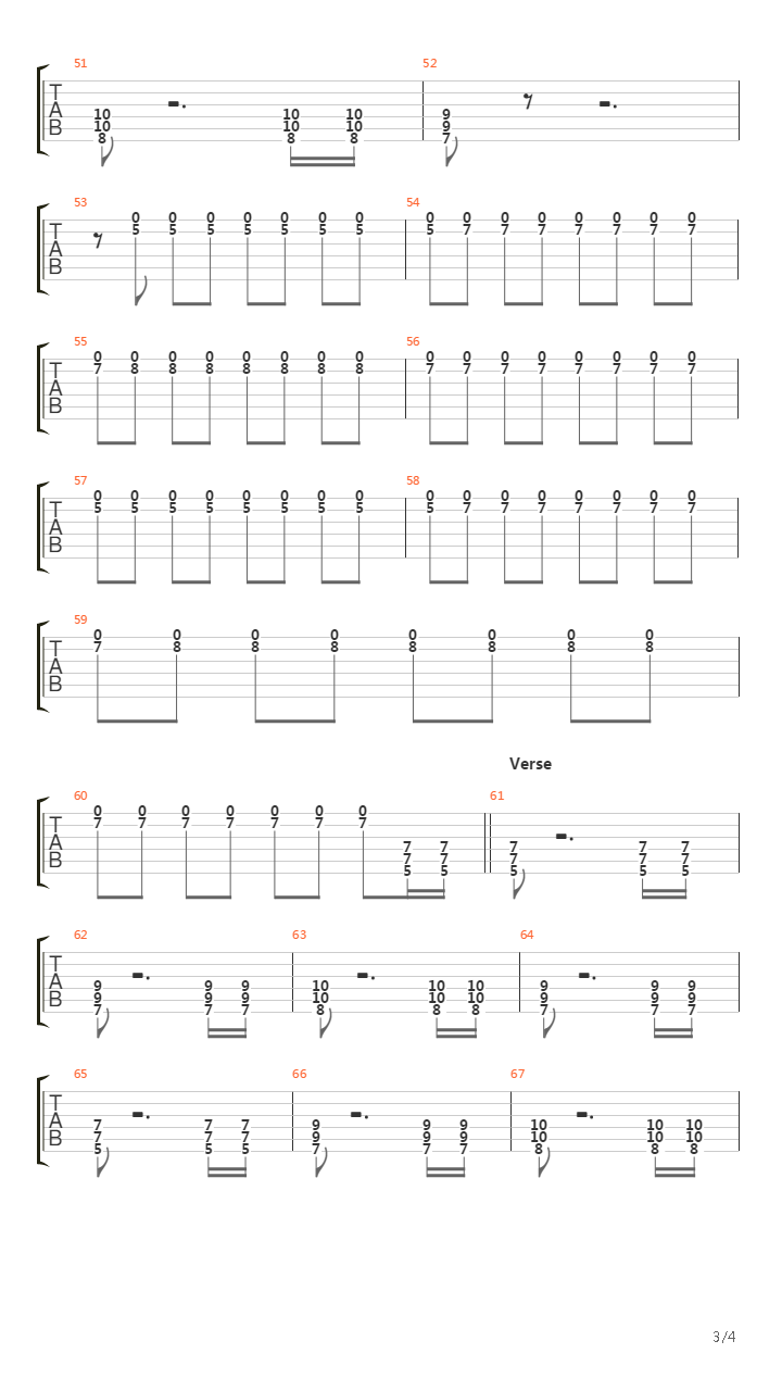 Exercise One吉他谱