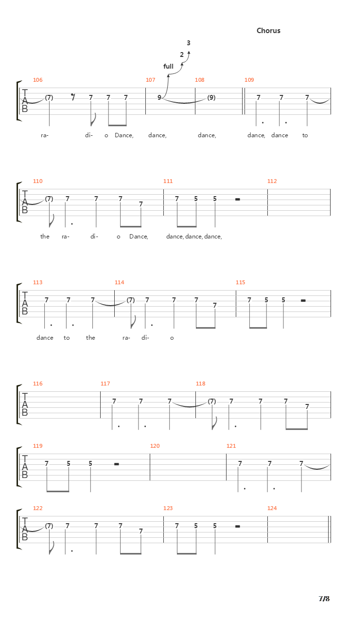 Transmission吉他谱