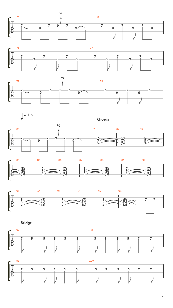 Transmission吉他谱