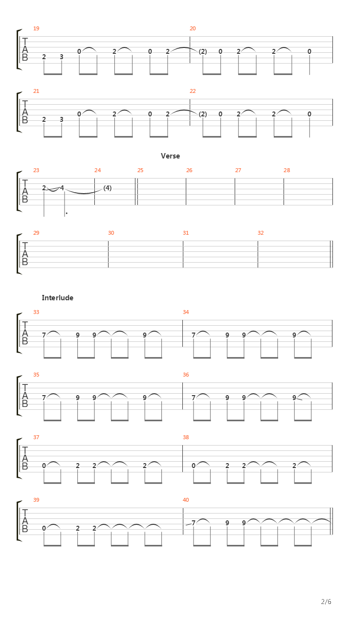 Transmission吉他谱