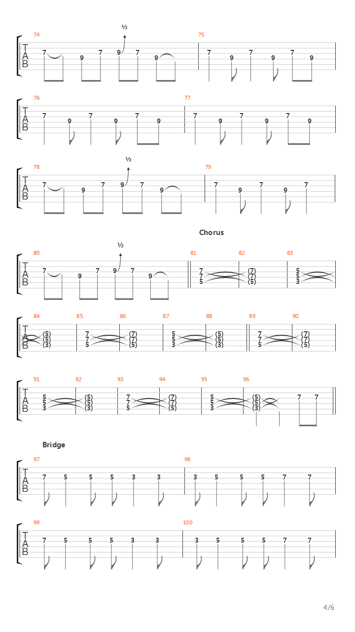 Transmission吉他谱