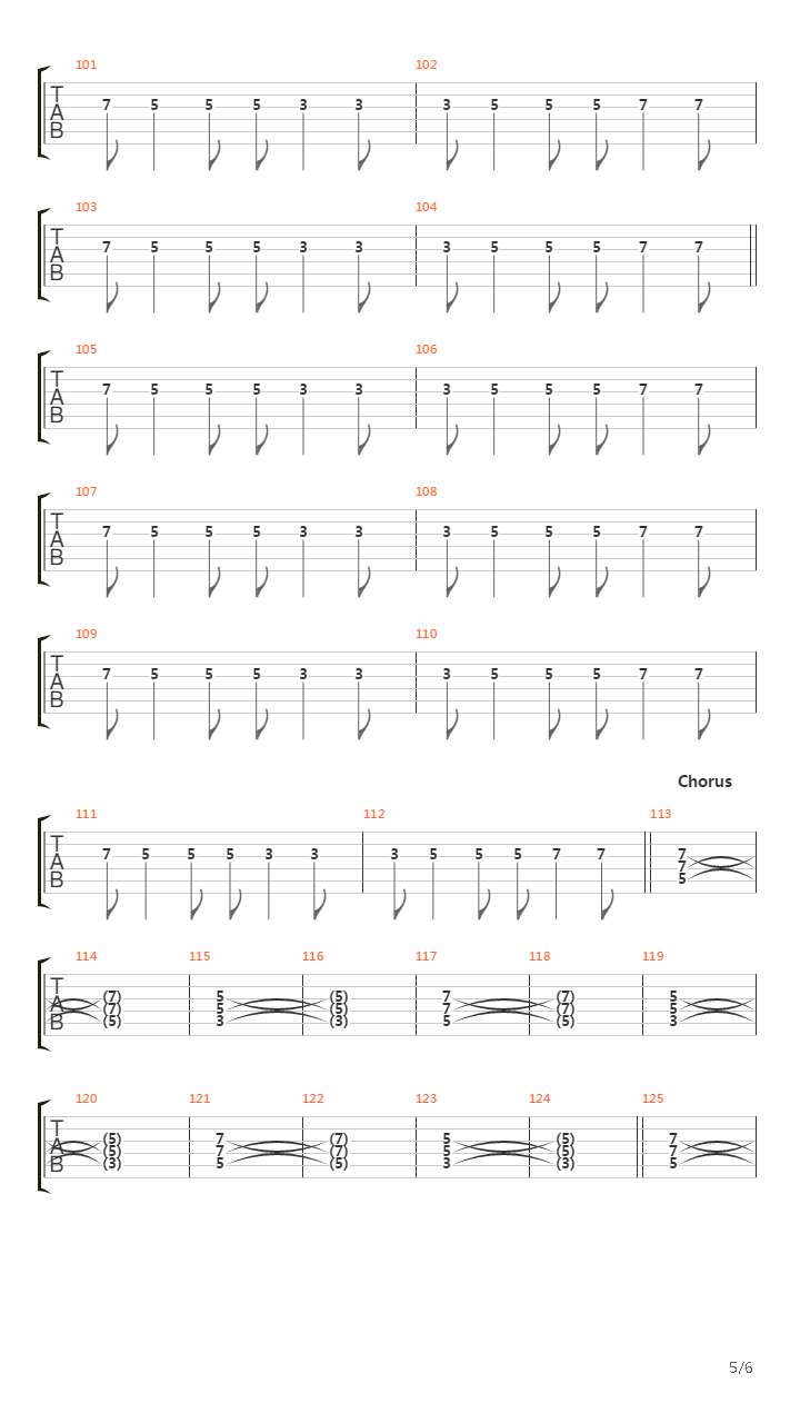 Transmission吉他谱