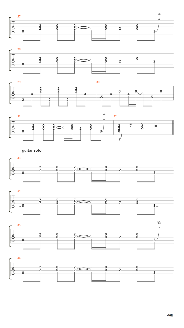 Crossroads吉他谱