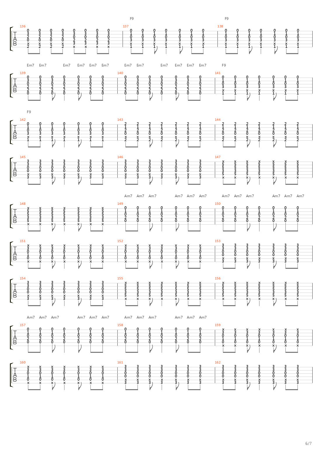 3x5吉他谱