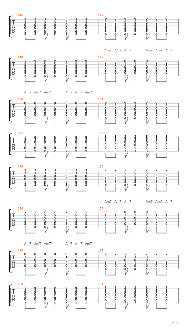 3x5吉他谱