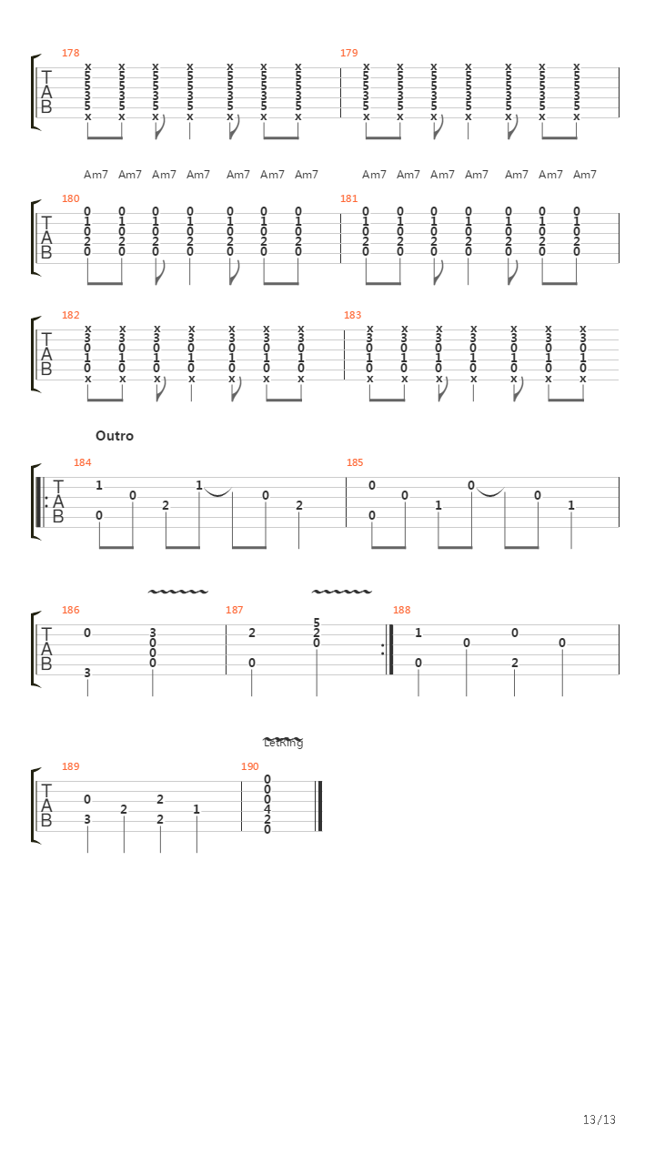 3x5吉他谱