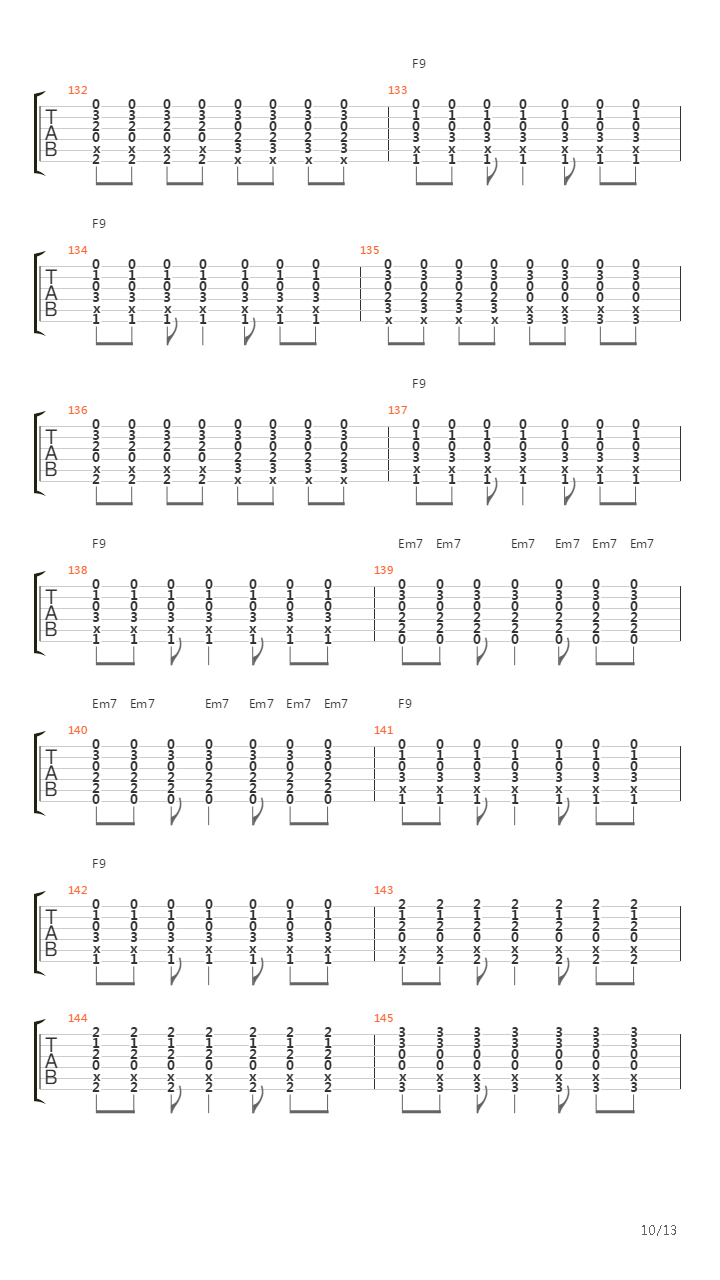 3x5吉他谱