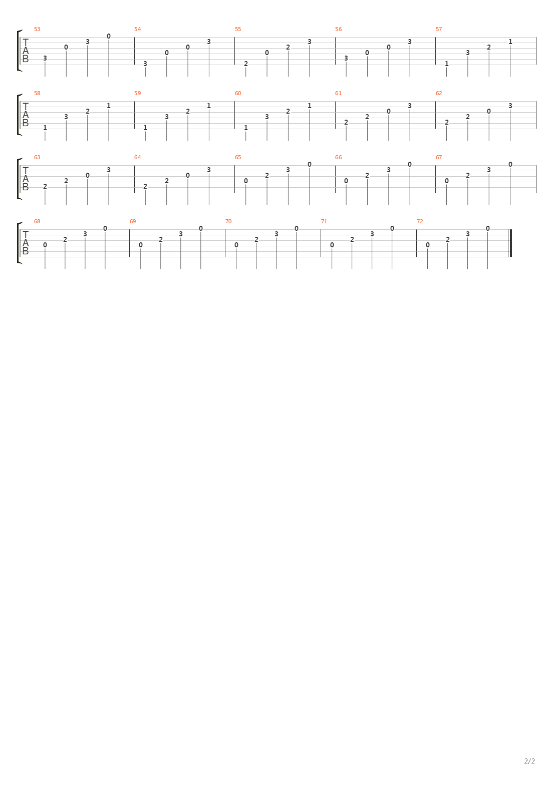 3x5吉他谱