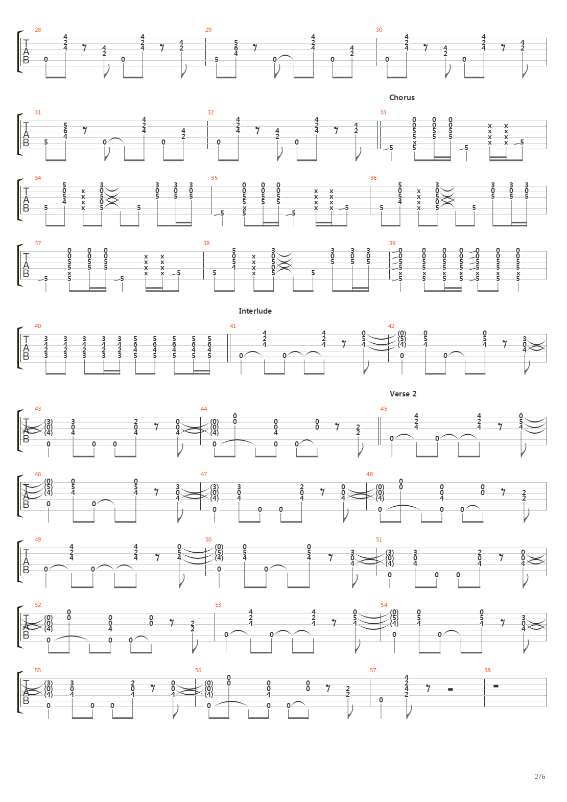 83吉他谱