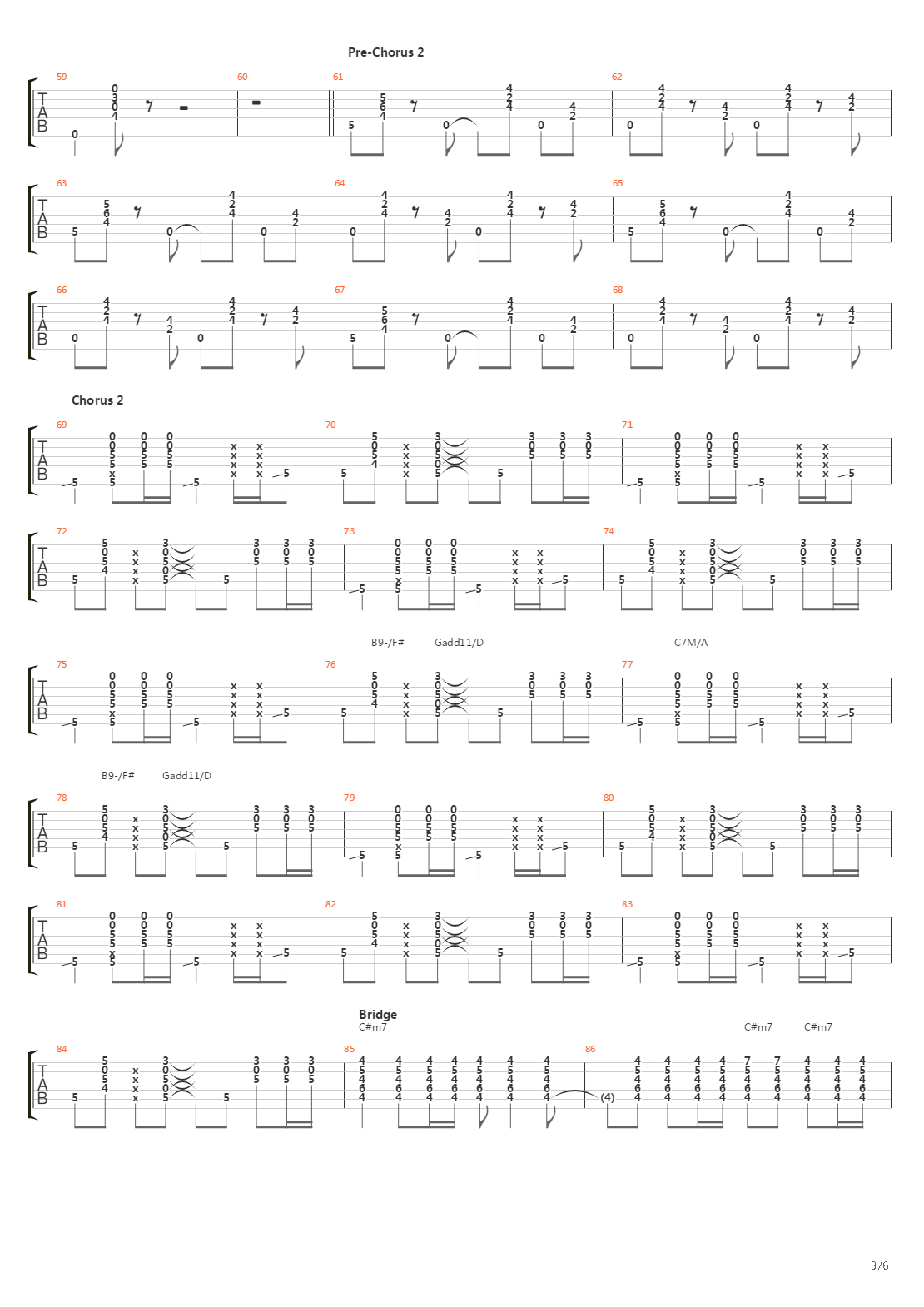 83吉他谱