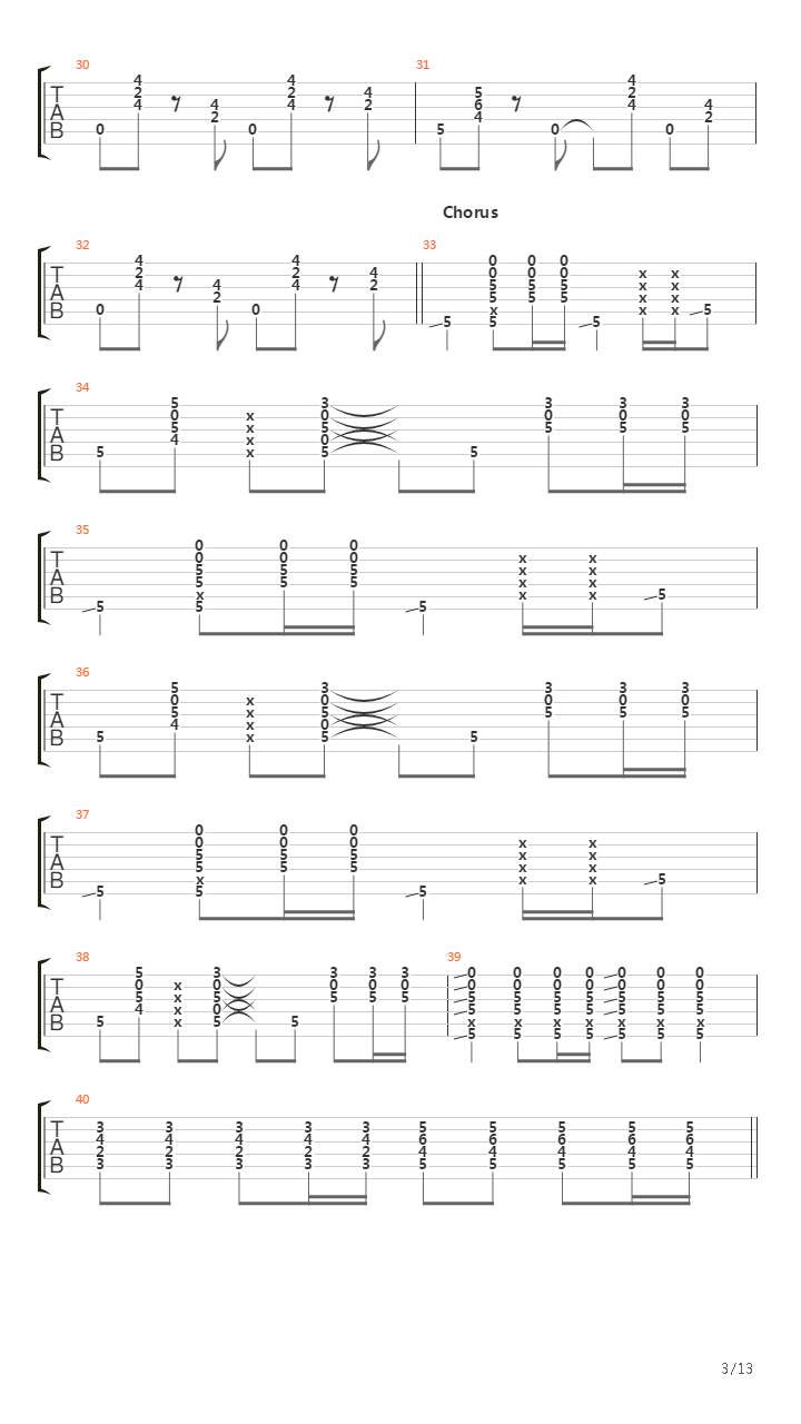 83吉他谱