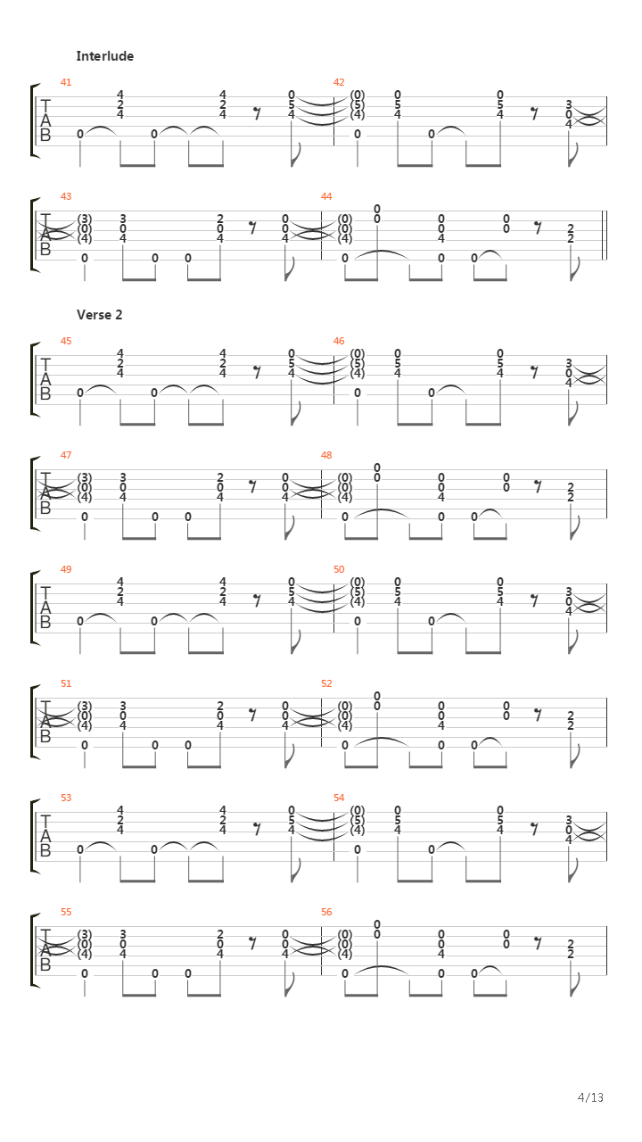 83吉他谱