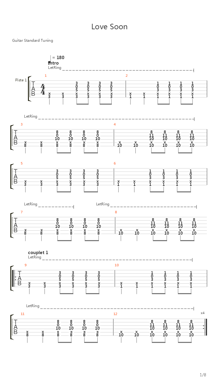 Love Soon吉他谱
