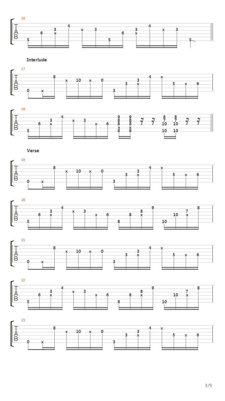 Neon吉他谱