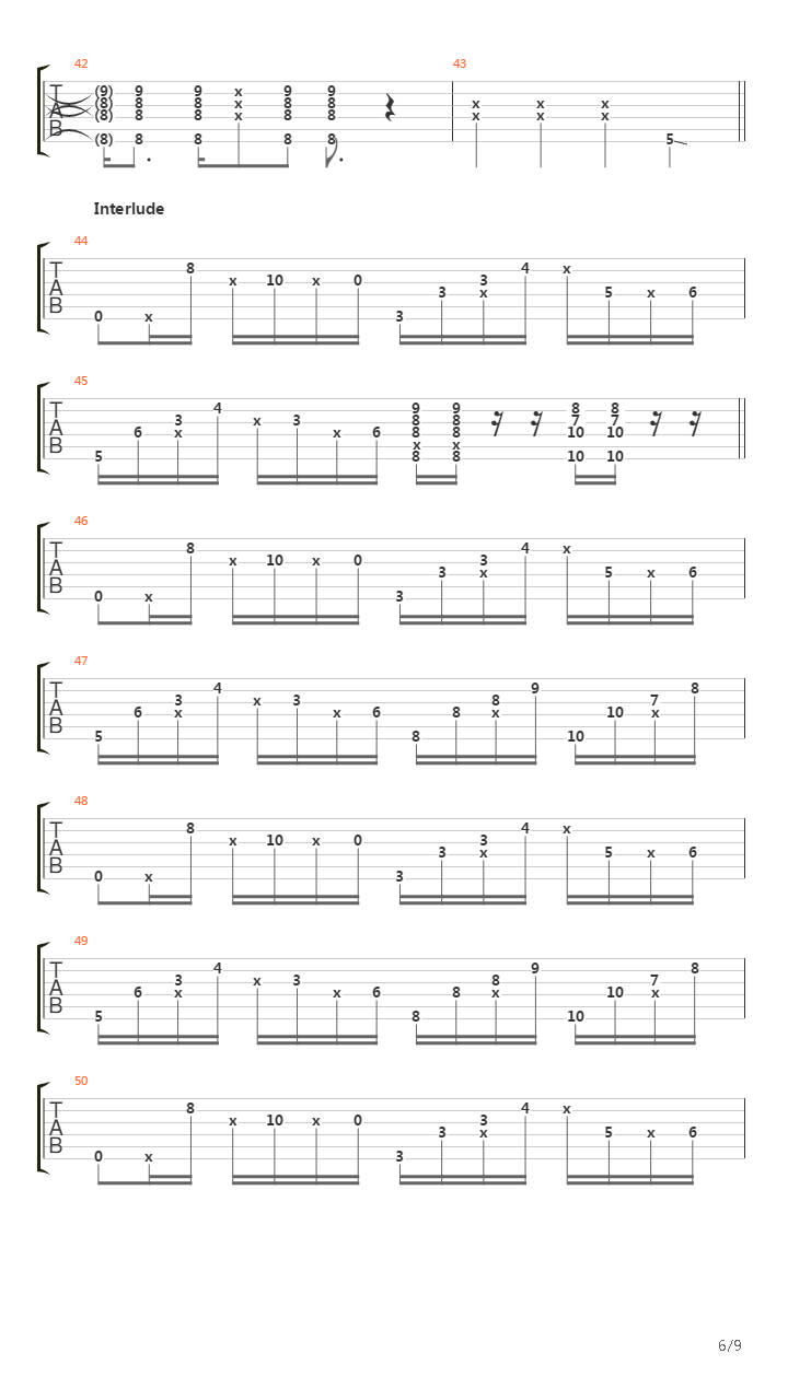 Neon吉他谱