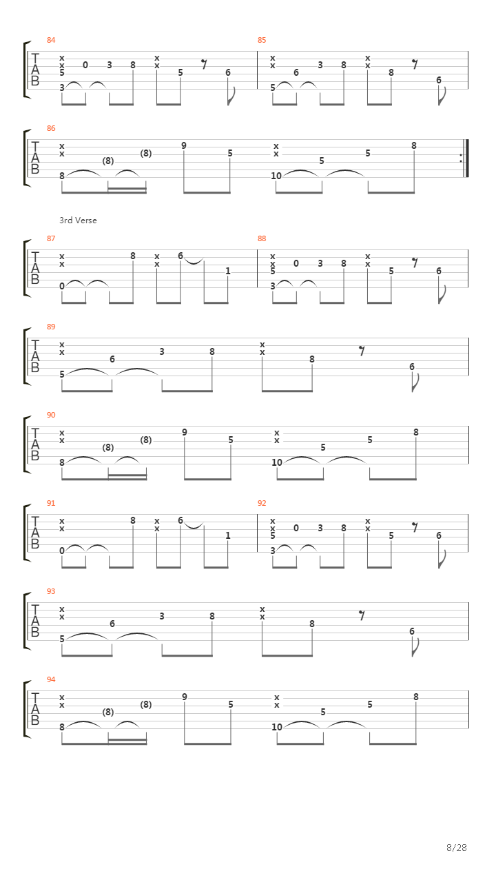 Neon吉他谱