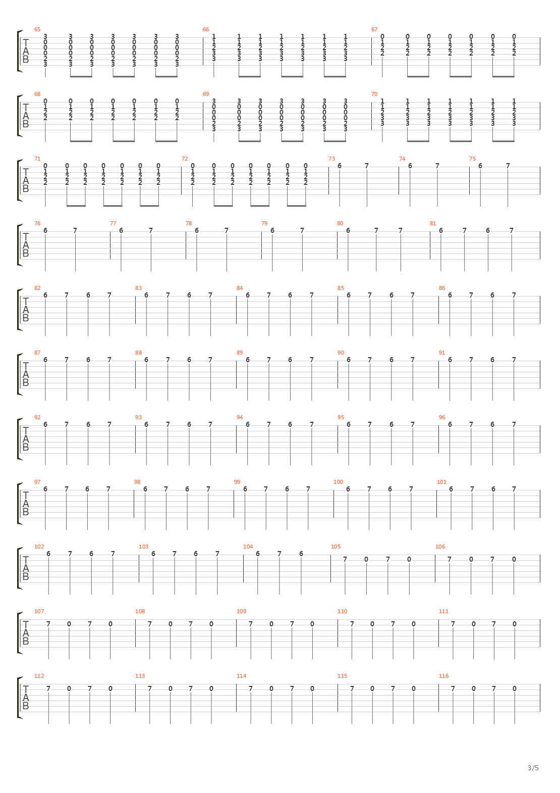 Height Down吉他谱