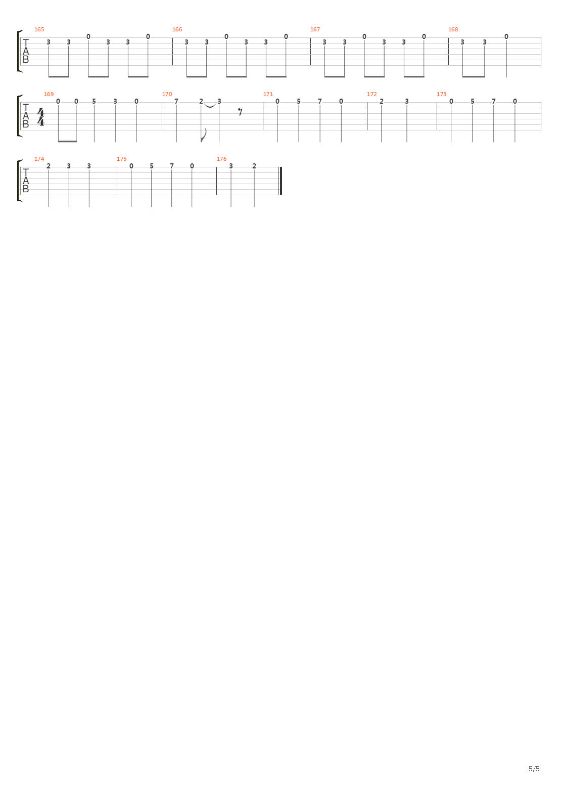 Height Down吉他谱