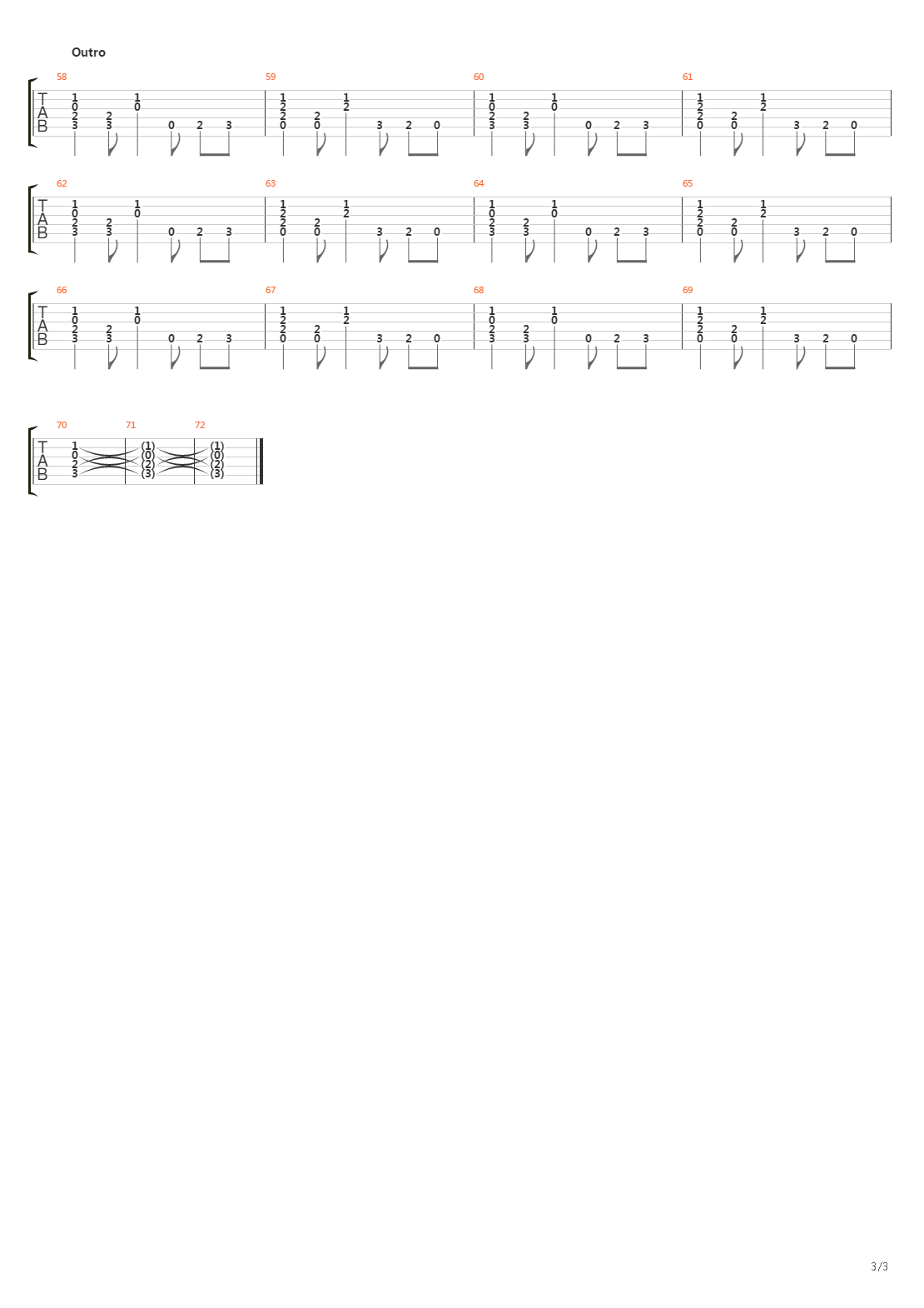 Interior Two吉他谱
