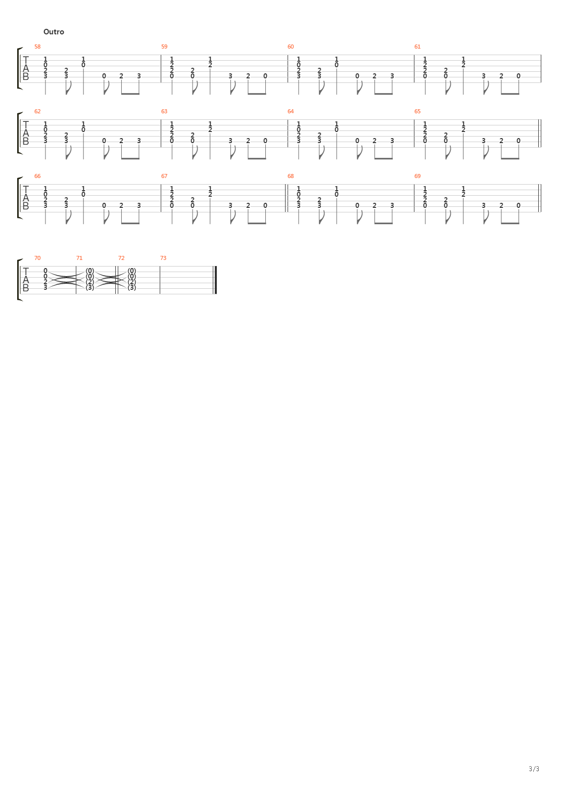 Interior Two吉他谱