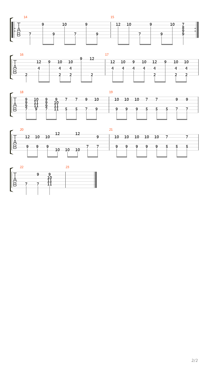 Murderers吉他谱