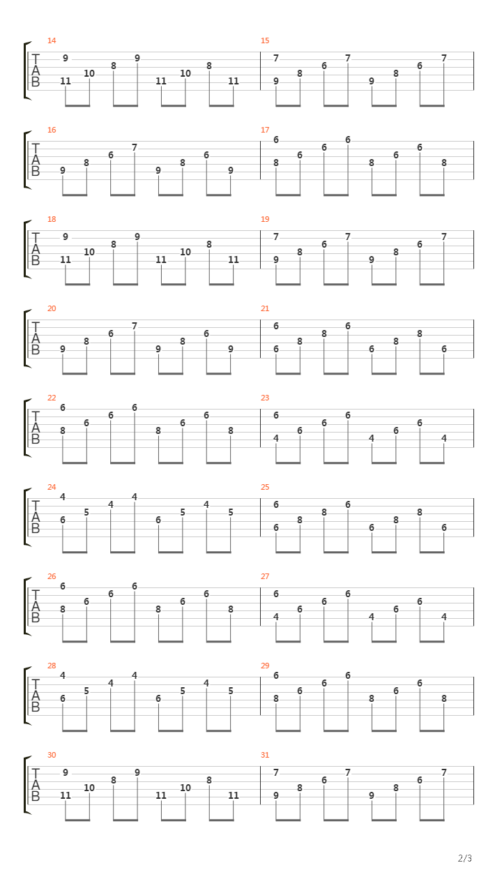 Ramparts吉他谱