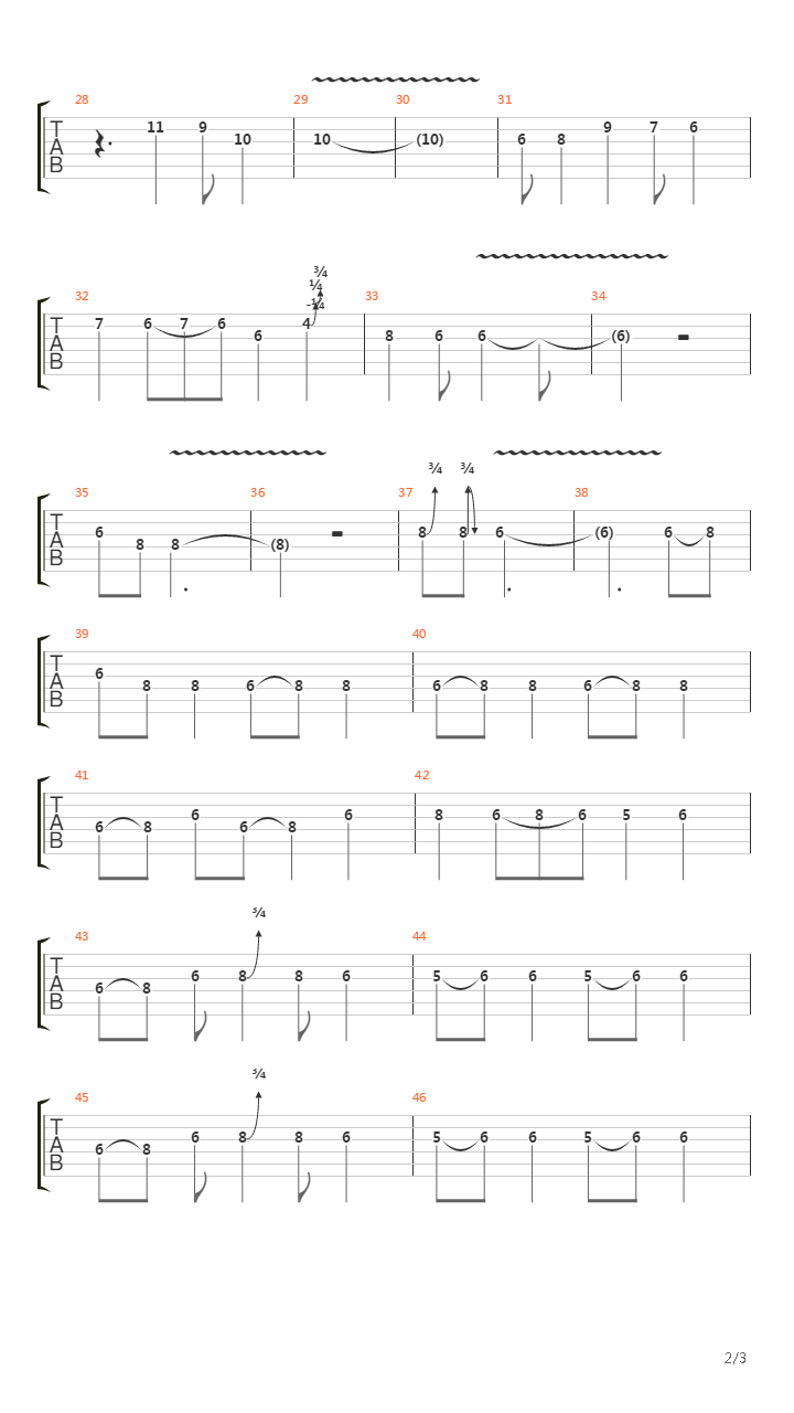 Ramparts吉他谱