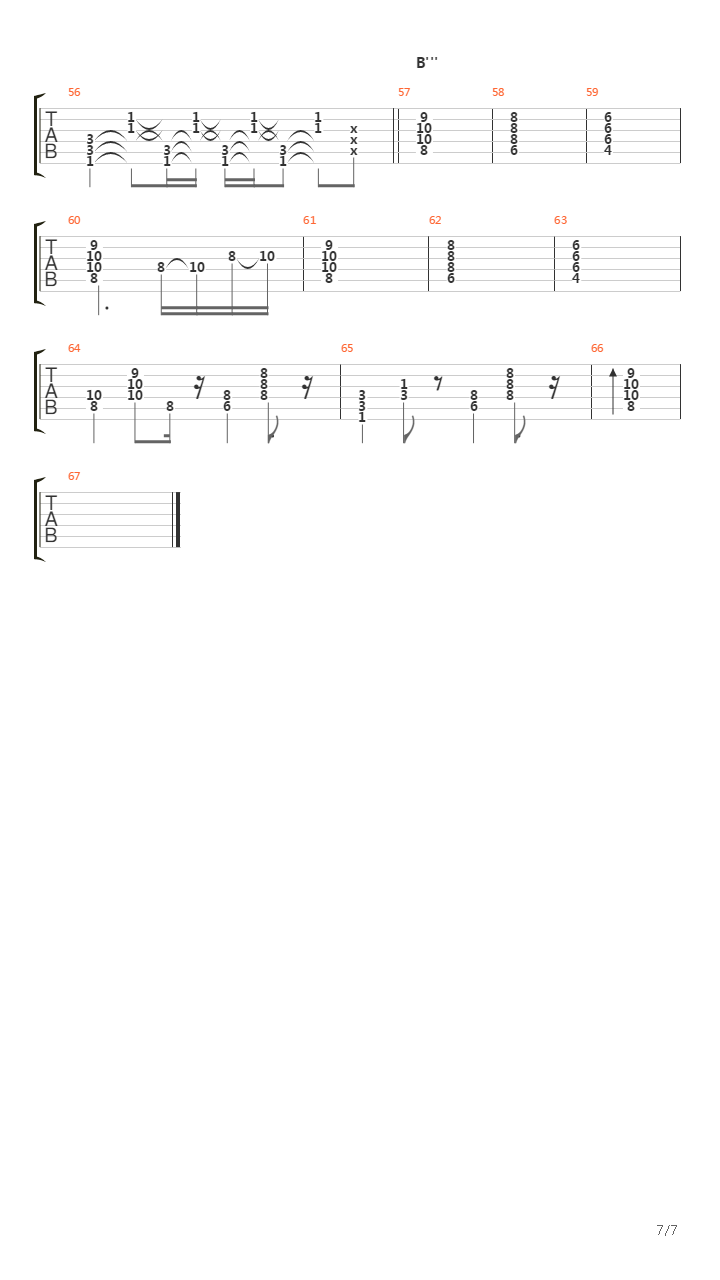 Scratches吉他谱