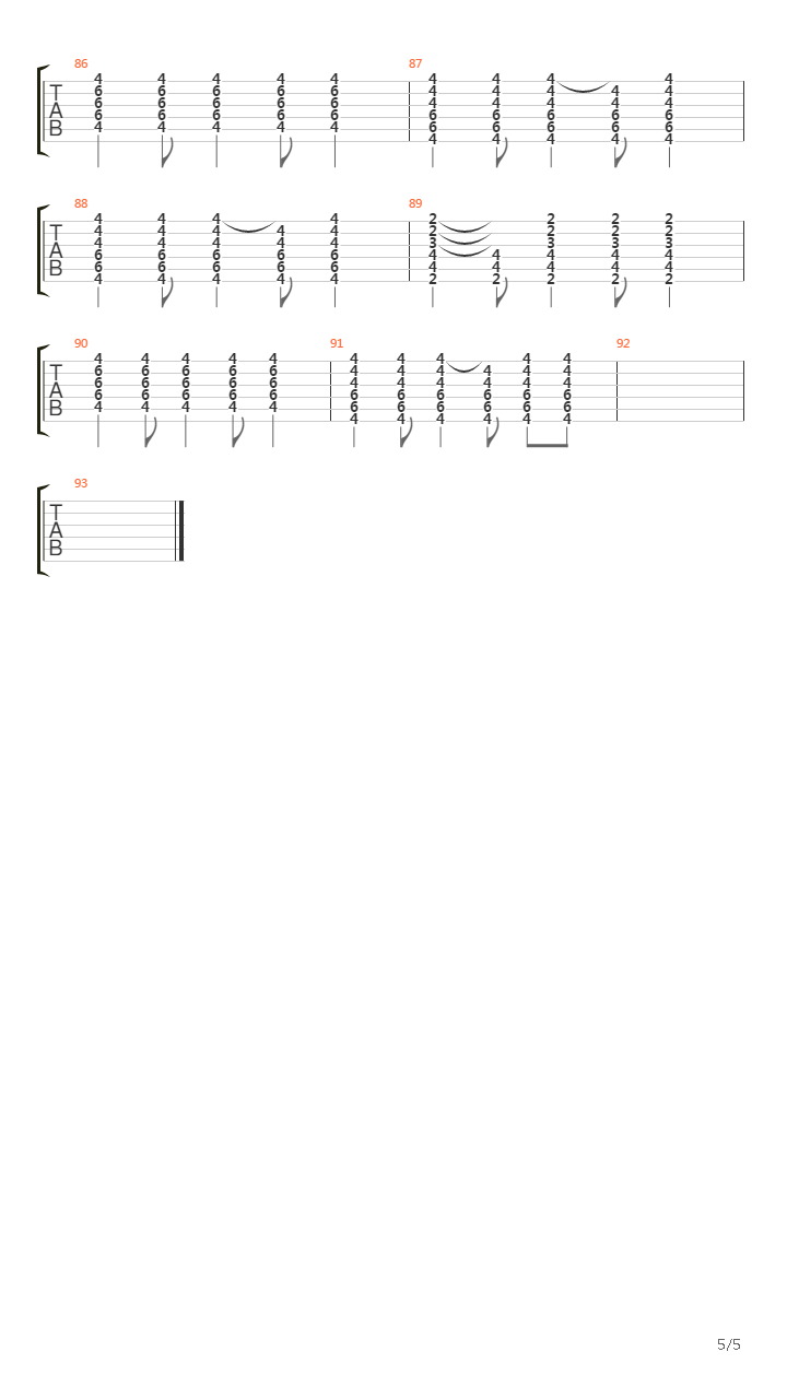 Song To Sing When Im Lonely吉他谱