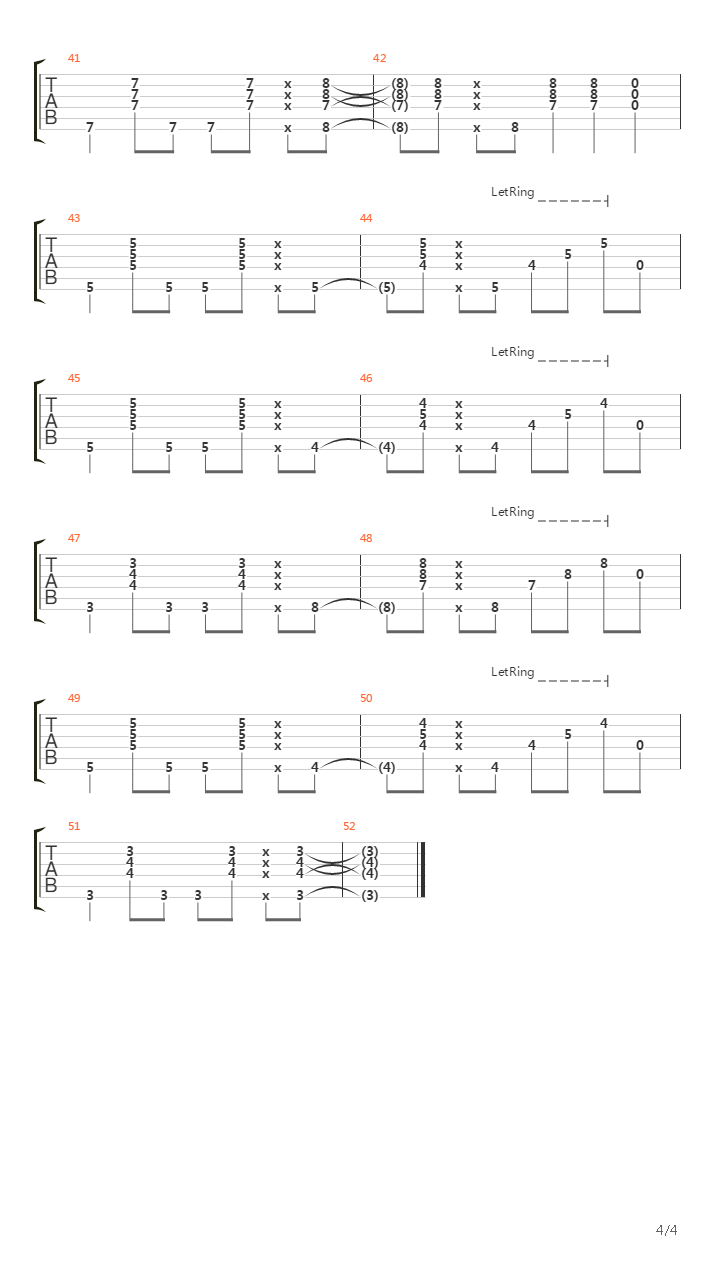 Belle吉他谱