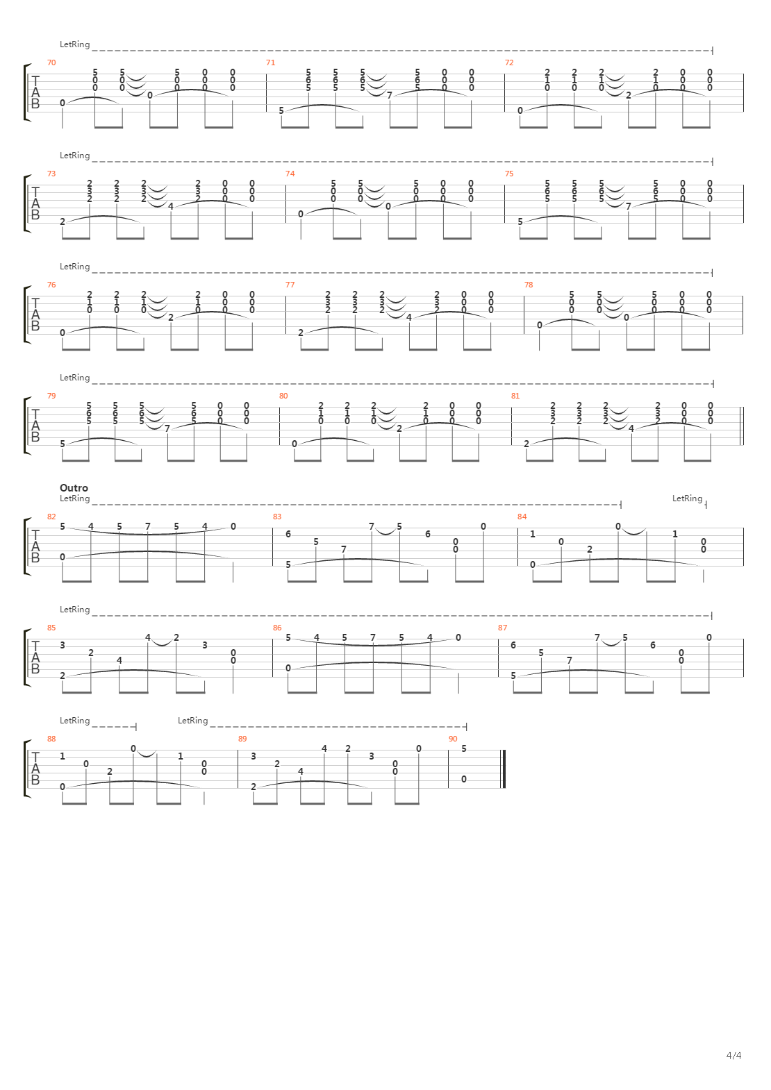 Constellations吉他谱