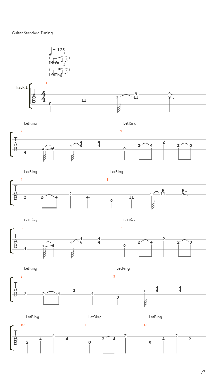 F-stop Blues吉他谱