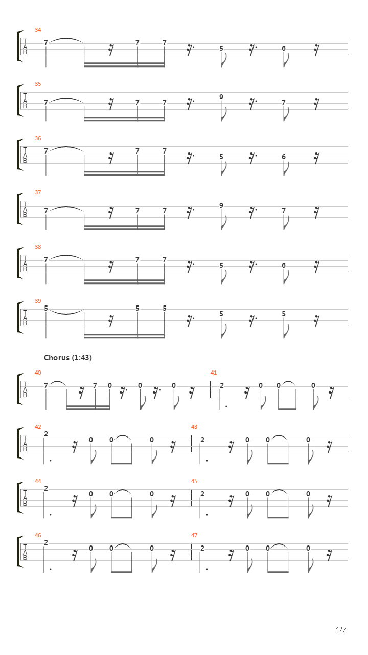 Middle Man吉他谱