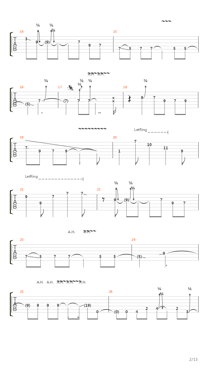 Back To The Shalla-bal吉他谱