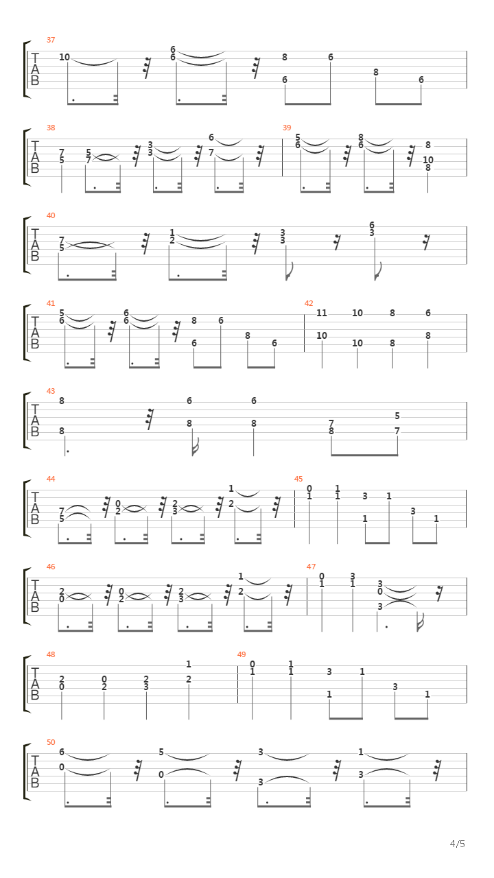 Baroque吉他谱