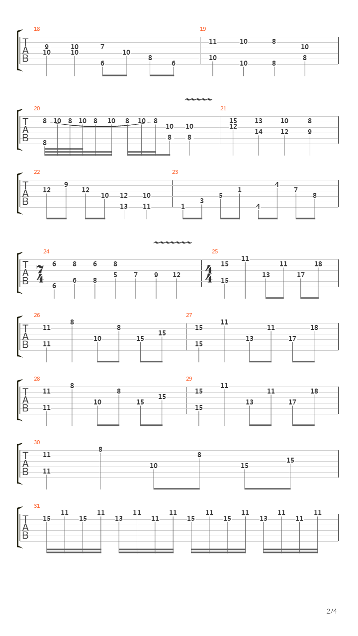 Baroque吉他谱