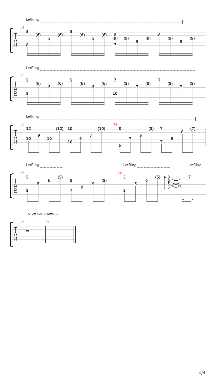 Canon In C吉他谱