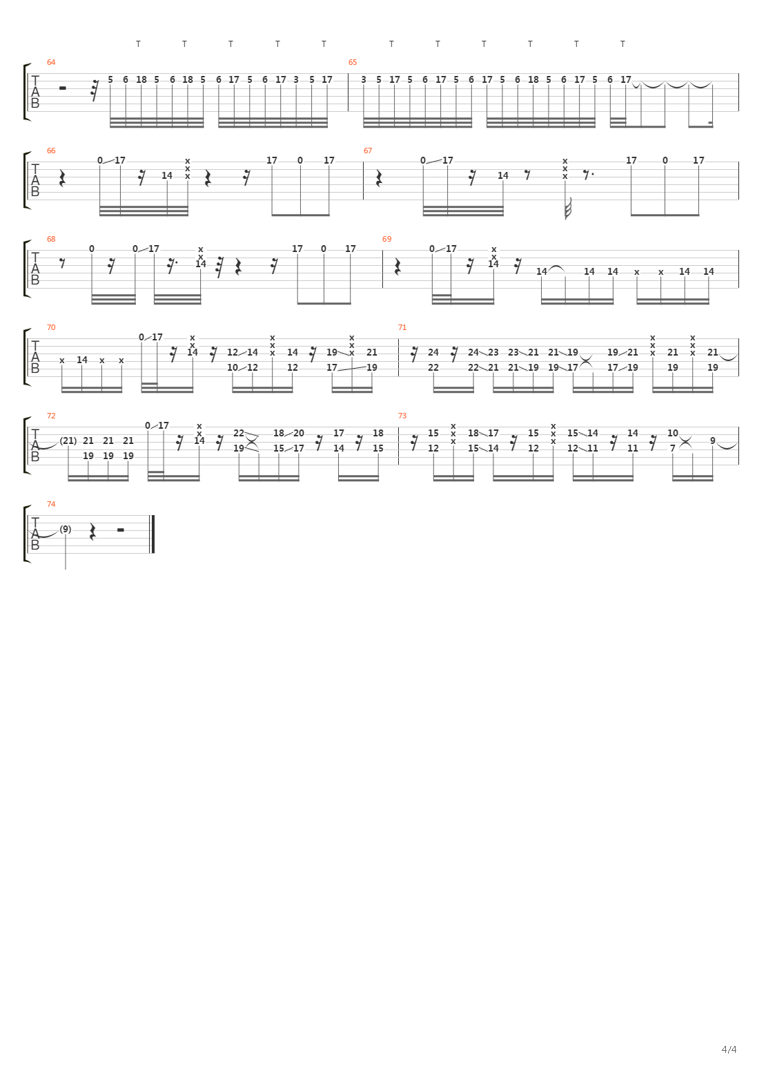 Engines Of Creation吉他谱