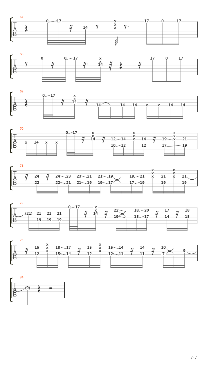 Engines Of Creation吉他谱