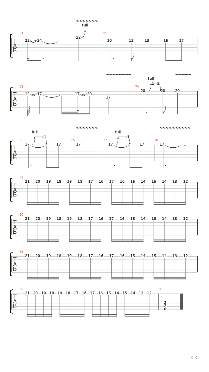 Ghost吉他谱