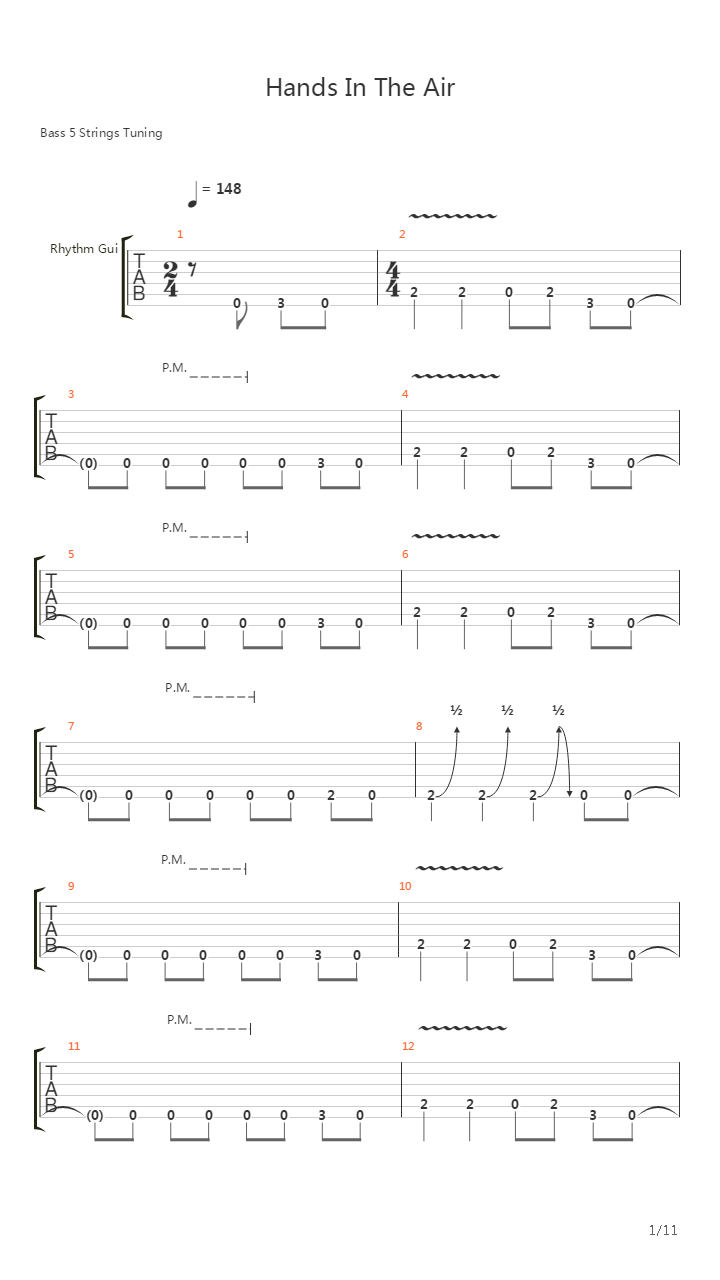 Hands In The Air吉他谱