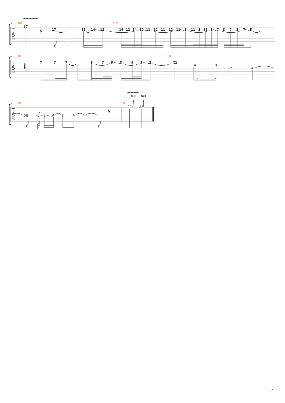 Houses Of Locusts吉他谱