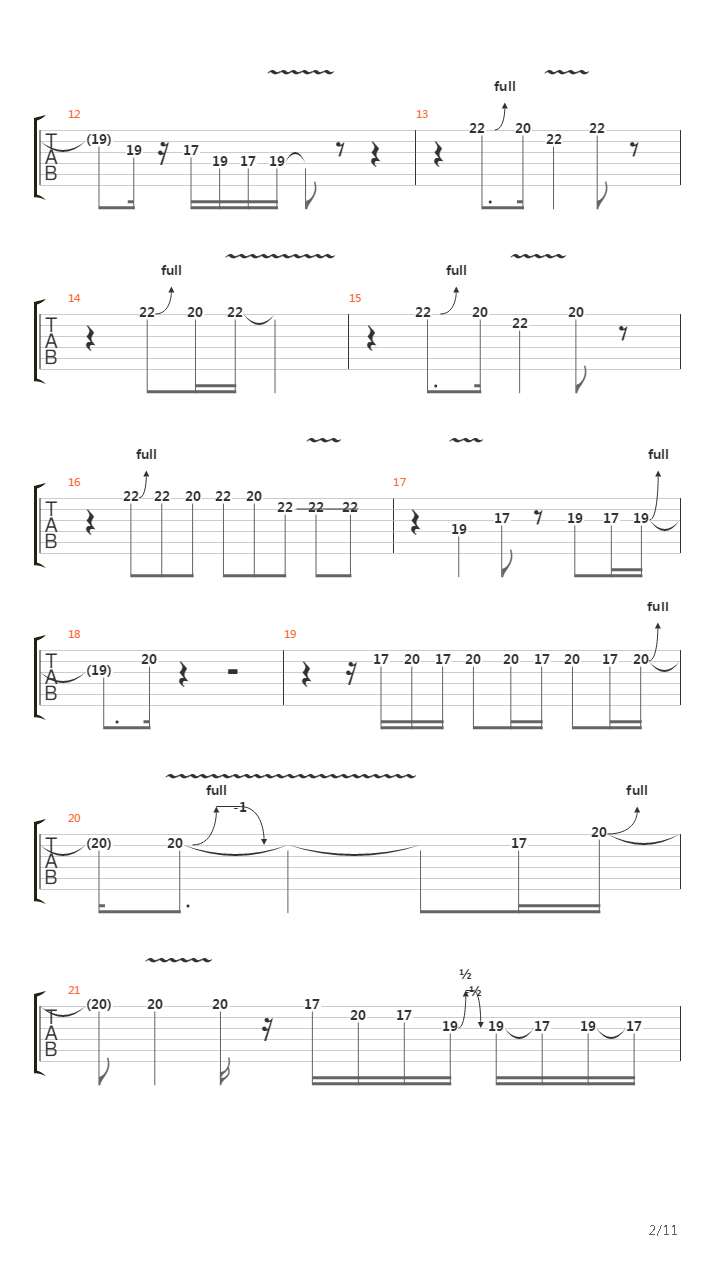 If吉他谱