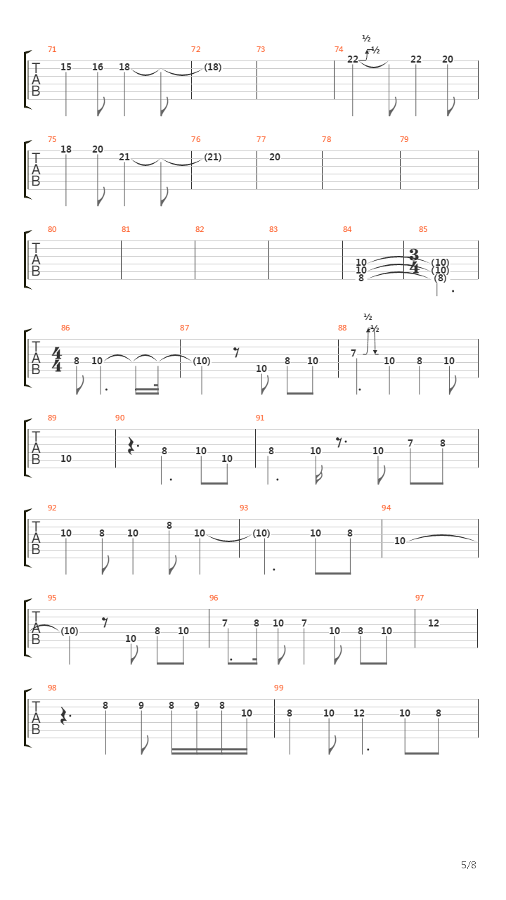 Mountain Song吉他谱