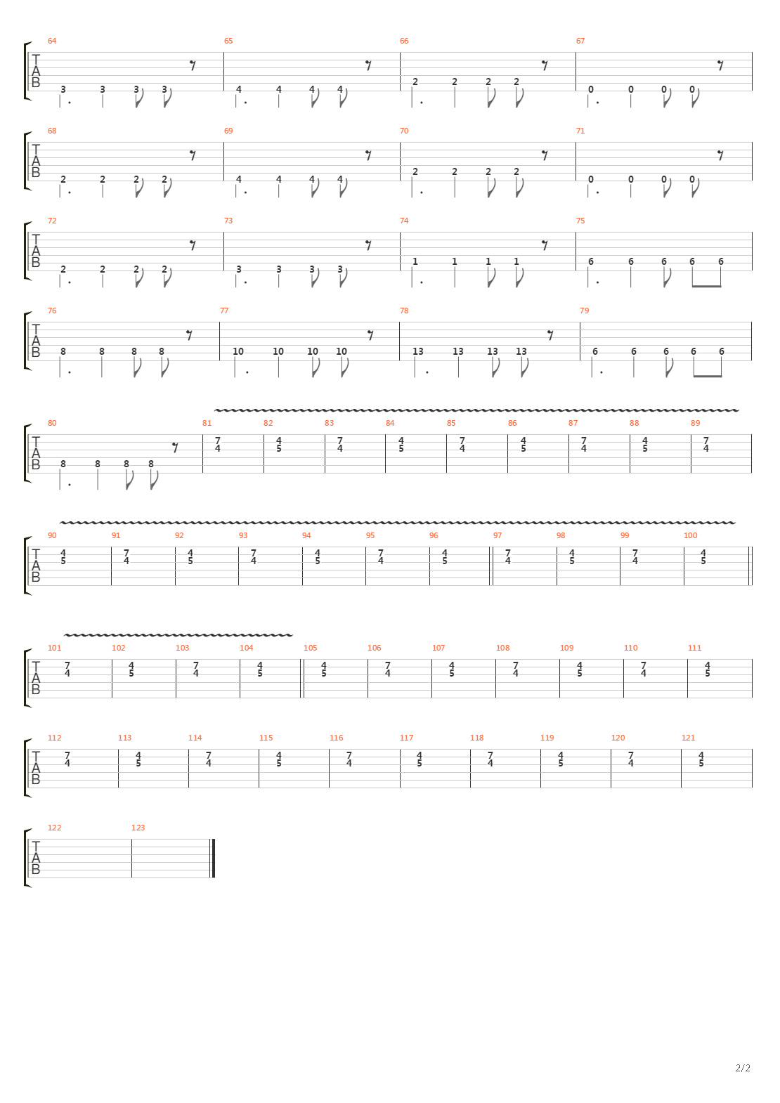 Musterion吉他谱