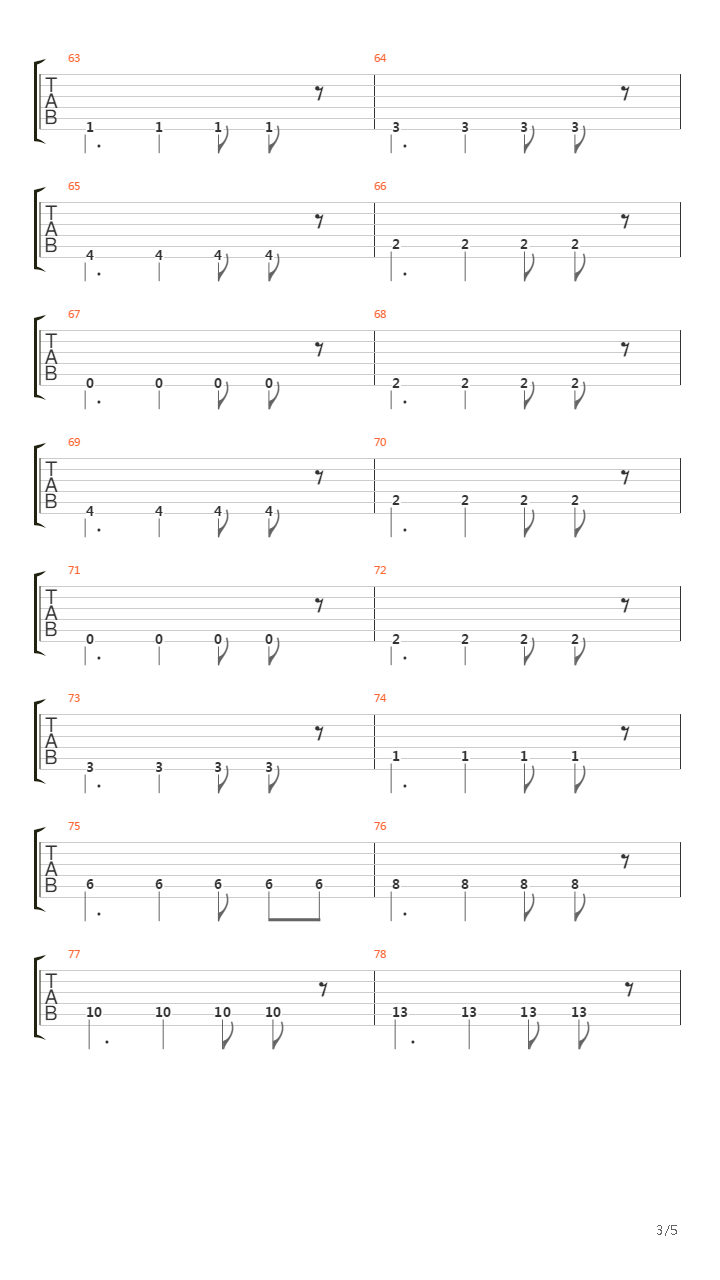 Musterion吉他谱